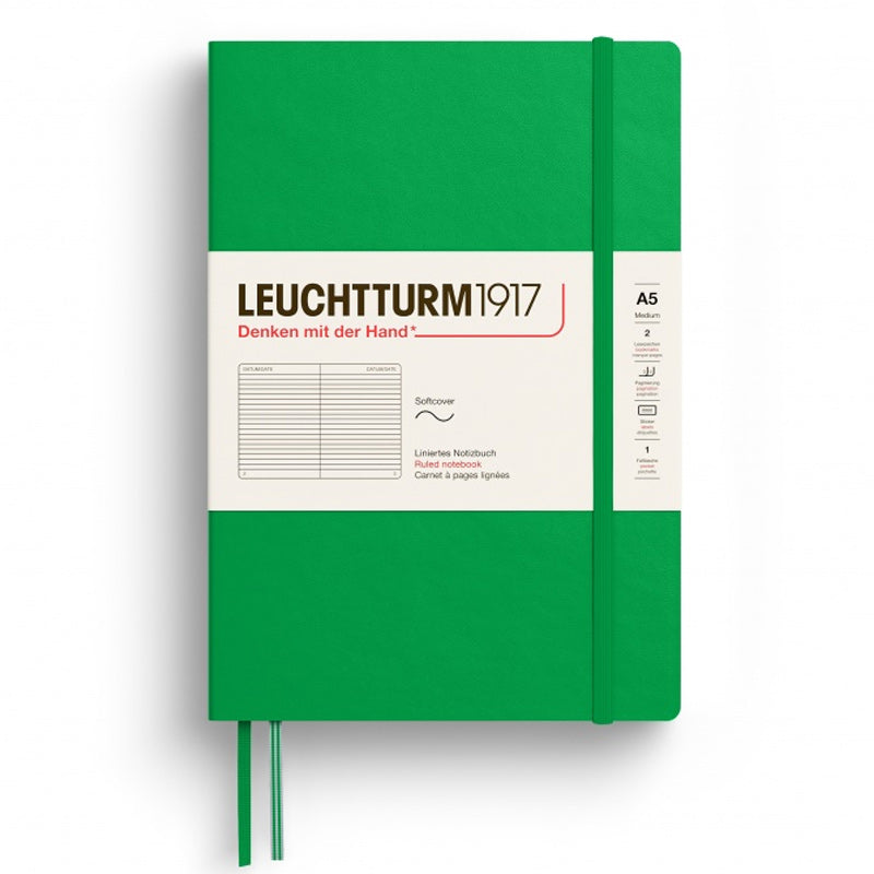 CAIET A5 DICTANDO COPERTA FLEXIBILA VERDE PRIMAVARATIC LEUCHTTURM CAIET A5 DICTANDO COPERTA FLEXIBILA VERDE PRIMAVARATIC LEUCHTTURM